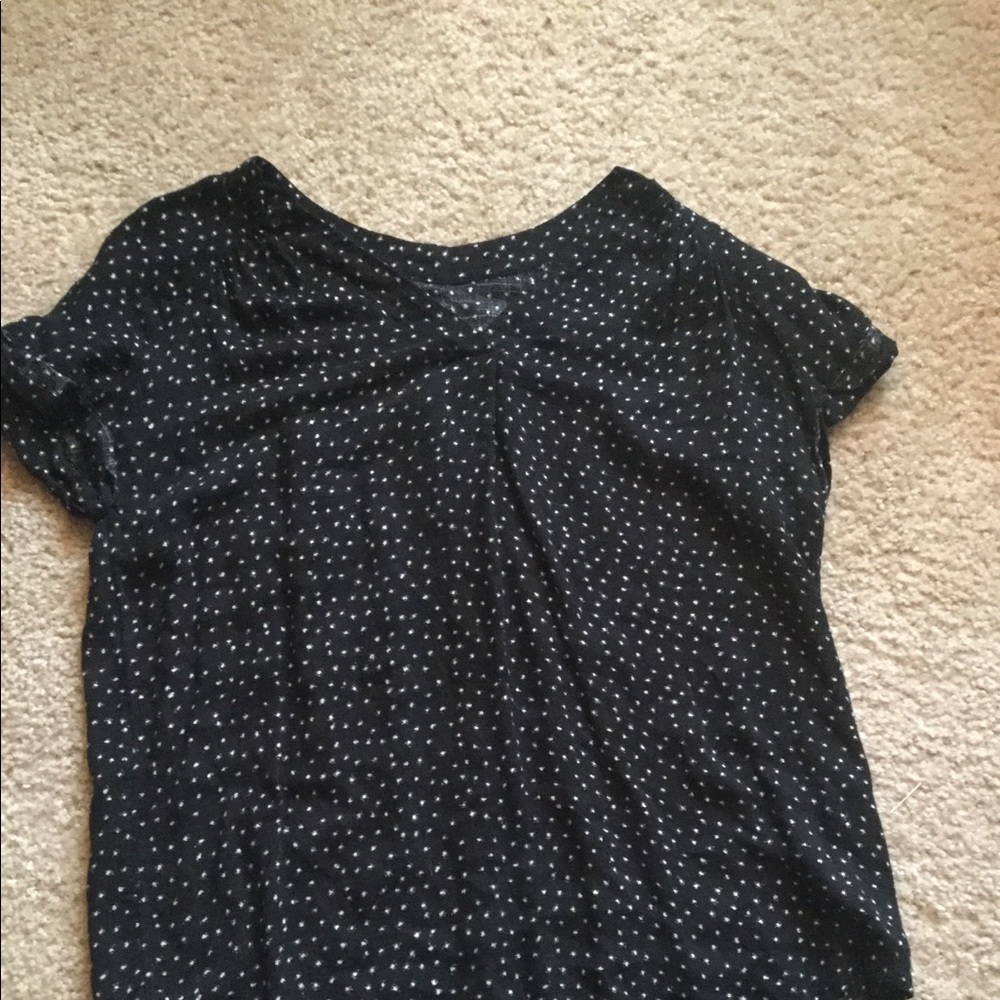 Maurice’s Black and White Blouse